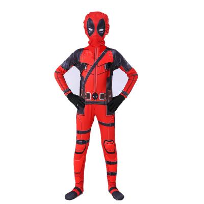 China Red Waterproof Spiderman Cosplay Costume For Kids Clothing Sets Spider-man Jumpsuit Spider-man Overalls for sale