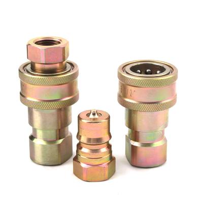 China GT-B1 1/2 Inch NPT Hydraulic Carbon Steel Quick Connect Coupling for sale