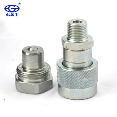 China High Pressure 3/8 In NPT 700 Female And Male Bar Safety Screw Hydraulic Quick Connect Coupling Team Worksmart Bruning Power Exchange for sale