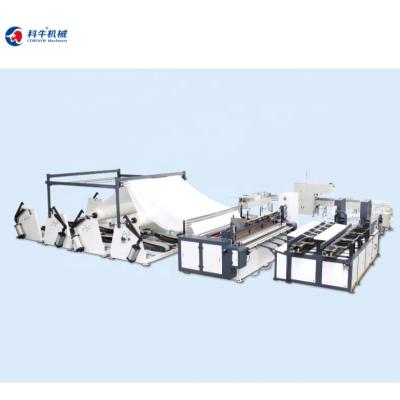 China Factory automatic toilet paper roll bathroom paper roll production line tissue paper machine for sale