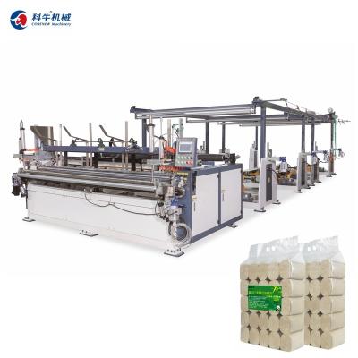 China Hotels high speed automatic toilet paper tissue paper roll coreless toilet paper roll making machine for sale