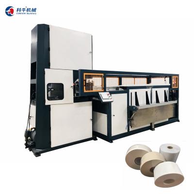 China Hotels (JRT) Tissue Paper Cutting Machine Maxi-Roll Industrial Automatic Roll Band Saw Cutting Machine ZDQ-MR2200C for sale