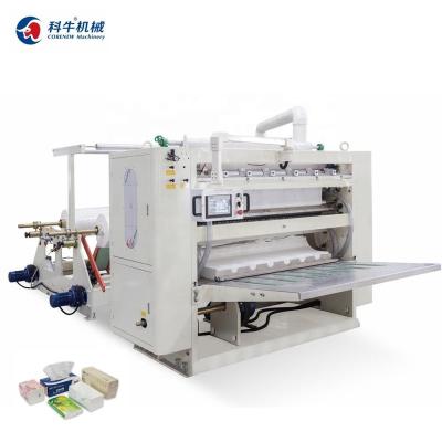 China Factory Facial Tissue Folder Box Tracing Facial Tissue Machine 8 Lines for sale