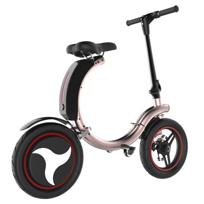 China Aluminum Alloy 450w Folding Bicycle Mini Foldable MK114 Electric Battery 14inch 450W Manke Stock 7.8Ah Water Resistant for sale