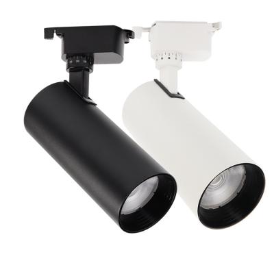 China Modern Commercial 30W Ceiling Store Exhibition Hall Museum Cafe Foyer Light Combination Spotlight 3CCT Led Track Light Tracking Light for sale