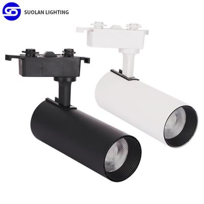 China Modern COB Gallery Led Track Light 12W 20W 30W Track Bar Combination Indoor Exhibition Hall Led Track Light for sale