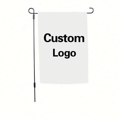 China Custom Polyester Garden Flag With Stand for sale