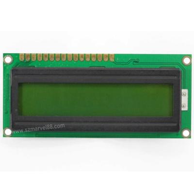 China M1601A-Y5, 16x1 LCD display module, Character Dot-matrix, STN Y-G, transflective/positive, for sale