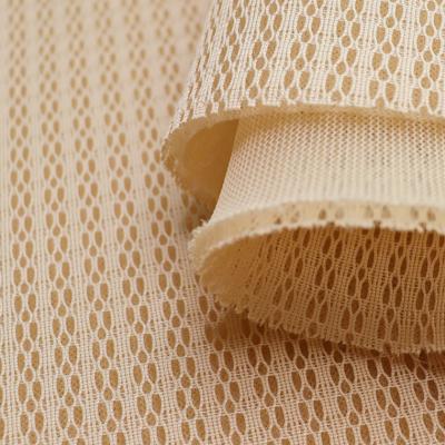 China Gebreide grijze polyester mesh ruimte mesh stof 3 mm voor rugleuning Te koop