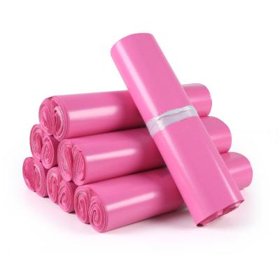 Chine Low MOQ Strong Adhesive Pink Plastic Courier Delivery Envelopes Logo Printing Apparel Shipping Packaging Custom Mailing Bags Poly Bags Ad à vendre