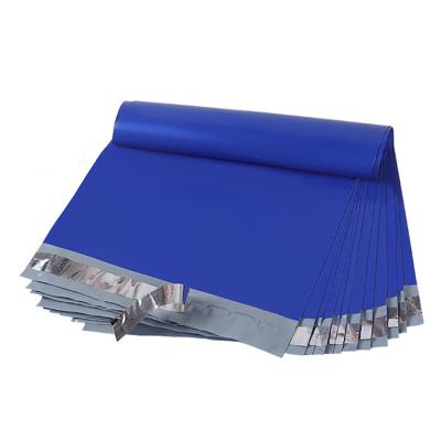 China High Polish Adhesive Mailing Mailing Mailer Mailer Envelope Clothing Mailing Bags Strong Adhesive Custom Blue Plastic Poly Bags With Logo Printed for sale