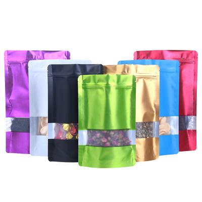 China Moisture Proof Self Adhesive Plastic Aluminum Foil Packing Bags With Window, Custom Packing Bags, Stand Up Food Pouch Packing Bags en venta