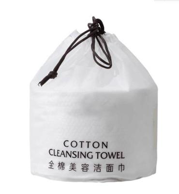 China OEM Custom Cotton Roll Cloth Npnwoven Face Cloth Cleansing Towel, Disposable Cosmetic Facial Cloth Dry Wipes For Moving for sale