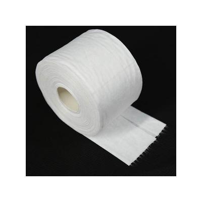 China Sustainable Soft Spunlace Nonwoven Fabric For Disposable Wet Wipes Tissues Towels, Multi-textures Natural Material Embossed Nonwoven Fabric for sale