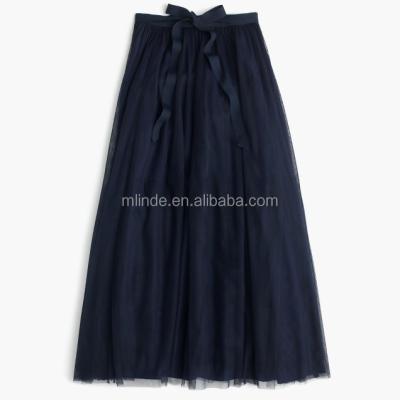 China Plus Size Plus Size Skirts Designs Tulle Ball Gown Maxi Beautiful Long Skirts For Women for sale