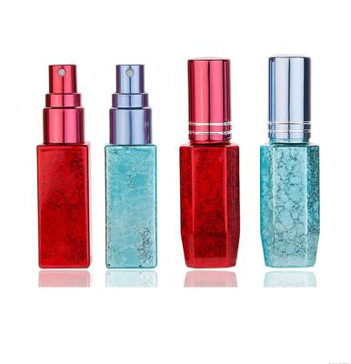 China 7ml/10ml Cosmetic UV Glass Spray Bottle Bottle Portable Perfume Essential Oil Sub Bottle for sale