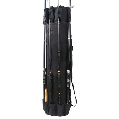 China Durable Folding Portable Oxford Cloth Tackle Carry Case Bag Fishing Camping Equipment Waterproof Fishing Bag Portable Fish Bag for sale