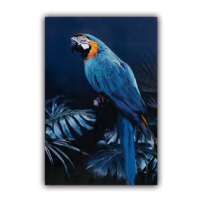 China New Modern HD Canvas Painting Parrot Wall Decoration Animals Decorative Painting Crafts for sale