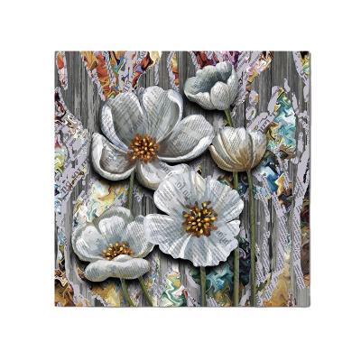 China New modern flower canvas painting living room bedroom sofa background wall decoration painting for sale