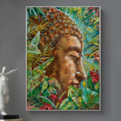 China Latest Design Modern Decorative Wall Picture Wild Animal Red Hair Lion For Hotel Bar Indoor Home Wall Arts for sale