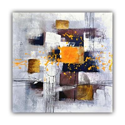 China Pure Handmade Abstract Art Oil Painting With Frame Decorative Oil Painting For Wall Art for sale