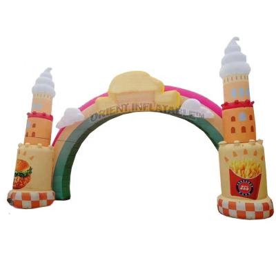 China Oxford Orient Inflatables Advertising Arch Door Nylon Custom Inflatable Event Promotion Inflatable Arch Door for sale