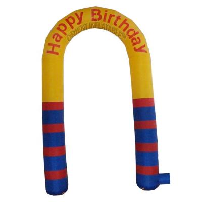 China Oxford Orient Inflatables Custom Nylon Carnival Party Inflatable Arch Entry Air Archway For Celebration Birthday Party for sale