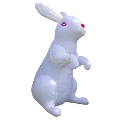 China Orient Inflatables Inflatable Cartoon Rabbit Giant Advertising White Figure For Event Customized Shape for sale