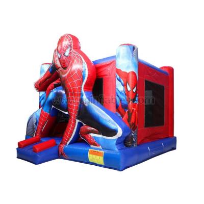 China Popular PVC Inflatable Mesh Orient Inflatables Spider Man Bouncer Castle for sale