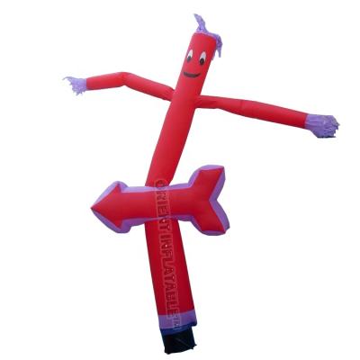 China Custom Orient Inflatables Promotion Air Sales 190T Polyester Single Leg Sky Dancer Soft Boom Tube Man Dancer for sale