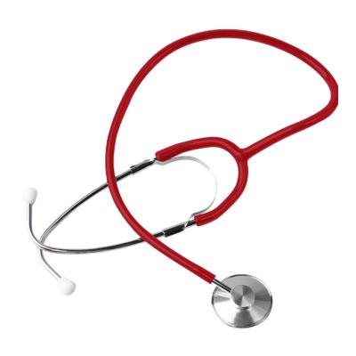 China Hot Sale HONSUN HS-30A Long Plastic Red Pediatric Stethoscope for sale