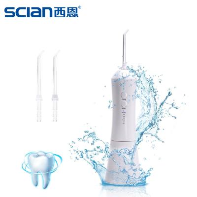 China Car Hygiene Water Flosser IPX7 Rechargeable Waterproof Portable OralIrrigator With 4 Modes Soft Transparent CAR Custom for sale