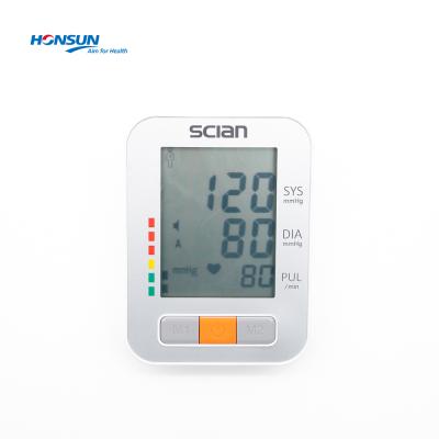 China High Quality Acrylic HONSUN Digital Blood Pressure Monitor Arm Wrist Blood Pressure Monitor for sale