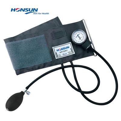 China HONSUN HS-20A Metal Palm Type Manual Aneroid Mechanical Sphygmomanometer for sale