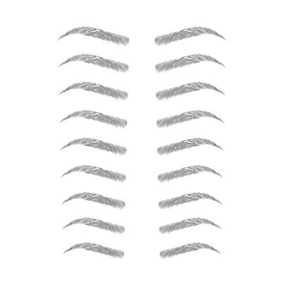 China New Style 6D Temporary Waterproof Imitations Eco Friendly Temporary Eyebrow Tattoo Sticker for sale