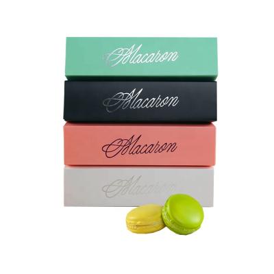 China Customized Luxury Biodegradable Recyclable Cookie Macaron Packaging Paper Box for sale