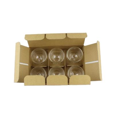 China Recycled Materials Custom Recycled High End Packaging Coffee Tea Cup Ornaments Corrugated Paper Gift Box for sale