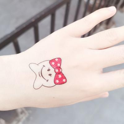 China Intim 5x5cm Custom Eco-Friendly Hot Temporary Temporary Tattoo Sticker Small Size Printing for sale