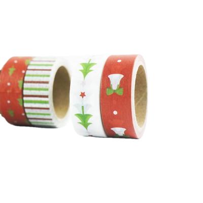 China China Manufacturer Wholesale Waterproof Customized Japan Tape Washi Tape For Christmas for sale