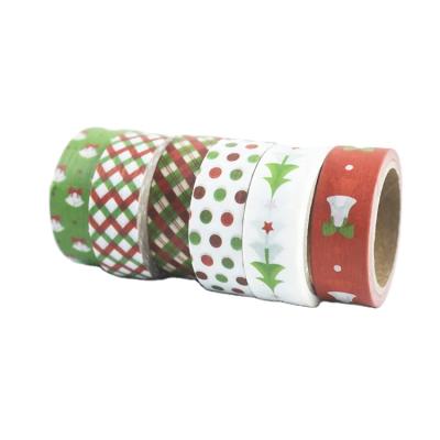 China China Manufacturer Wholesale Waterproof Customized Japanese Tape Washi Tape For Christmas for sale