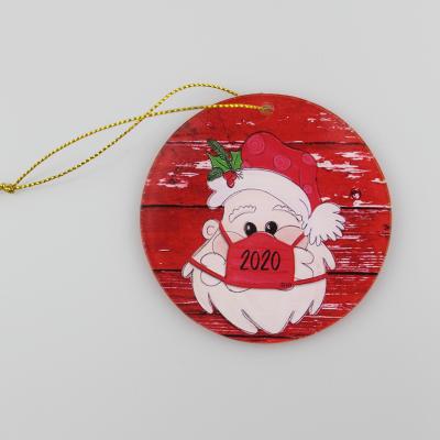 China 2021 Custom Christmas Decoration Accessories Acrylic Key Chain Acrylic Charm for sale