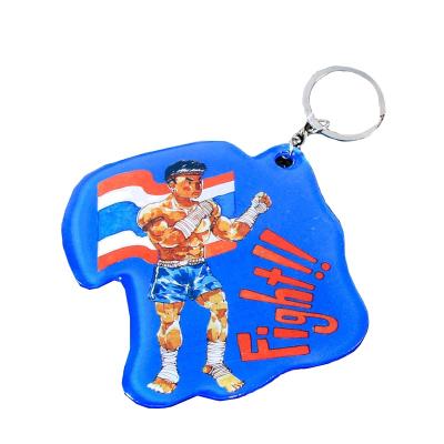 China Promotion Gift Key Chain Factory Customized Double Side Printed Acrylic Charm Key Chain for sale