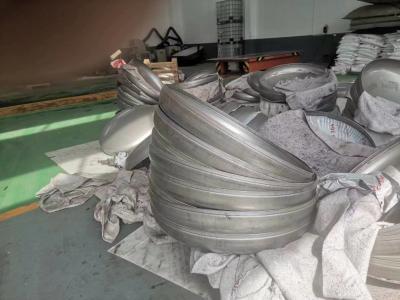 China Customized Mild Steel Dished Ends Using Hot Forming Overlay Clad Technology for sale