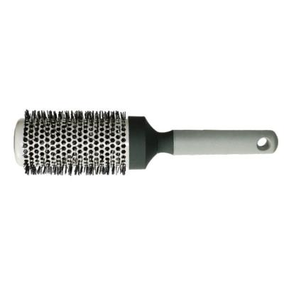 China Nondisposable Classic Soft Barrel Handle Heat Resistant Heat Resistant Plastic Round Hair Brush For Long Thick Hair Salon for sale