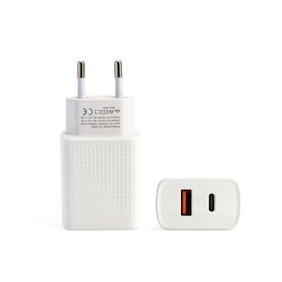 China Universal Wall Fast Charger Free Sample QC3.0 USB Plug Palladium 20W Mobile Phone EU/USA Charger For Iphone 13 12/Huawei/Samsung for sale