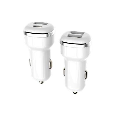 China YC-319 Mobile Phone Consumer Electronics Car Accessories Dual USB Car Charger 5v/2.4a Fast Charging for sale