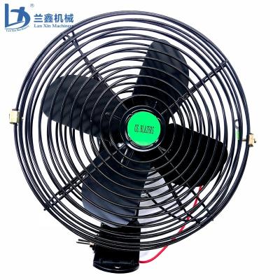 China Building Material Stores Excavator Parts Factory Price Direct Selling Fan (Black 8 Metal C 24v) Fits For Various Models for sale