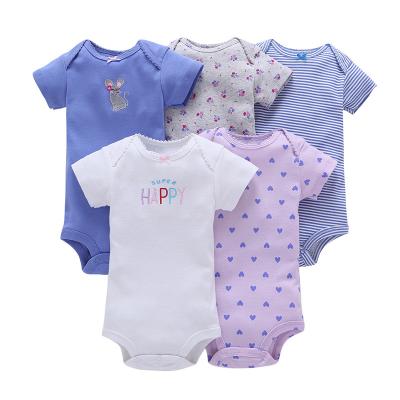 China Newborn Cotton Breathable Hot Selling Rompers Baby Romper Online Baby Clothes for sale