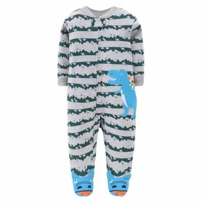 China Breathable Cotton Clothes Dinosaur Pattern 3-12 Months Newborn Baby Boy Clothes for sale