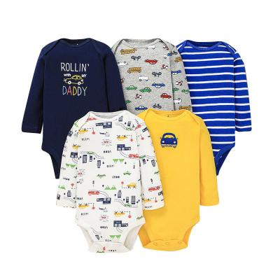 China Breathable Daddy Letter Love Cotton One Piece Overalls For Kids Boys Clothing Sets Baby Clothes for sale